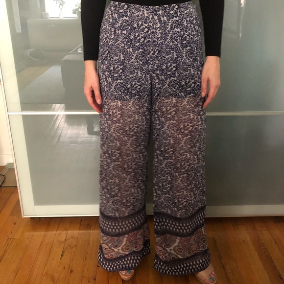 SOLD!!! Flowy Wide Leg Pants - Picture 2 of 4